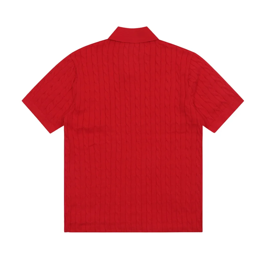 🅿️176 "Top quality" Style number: DS022# (not off the shelves all year round) [Ralph Lauren POLO lapel solid color pony embroidered logo knitted short sleeves] ✅Ralph Lauren Ralph Lauren classic basic versatile all-season cardigan knitted short sleeves ✅Main supplier platform live broadcast Wholesale entities Replenish when out of stock Not off the shelves ✅ZP quality 1:1 version Scan the code to enter the GF website Counter quality ✅Details and quality are the only one in Guangzhou. Imported quality cotton yarn focuses on high-end and cost-effective. Needless to say good quality. ✅The version is restored to the original order. The maximum size can be worn up to 160 pounds. Loose, comfortable and stress-free.